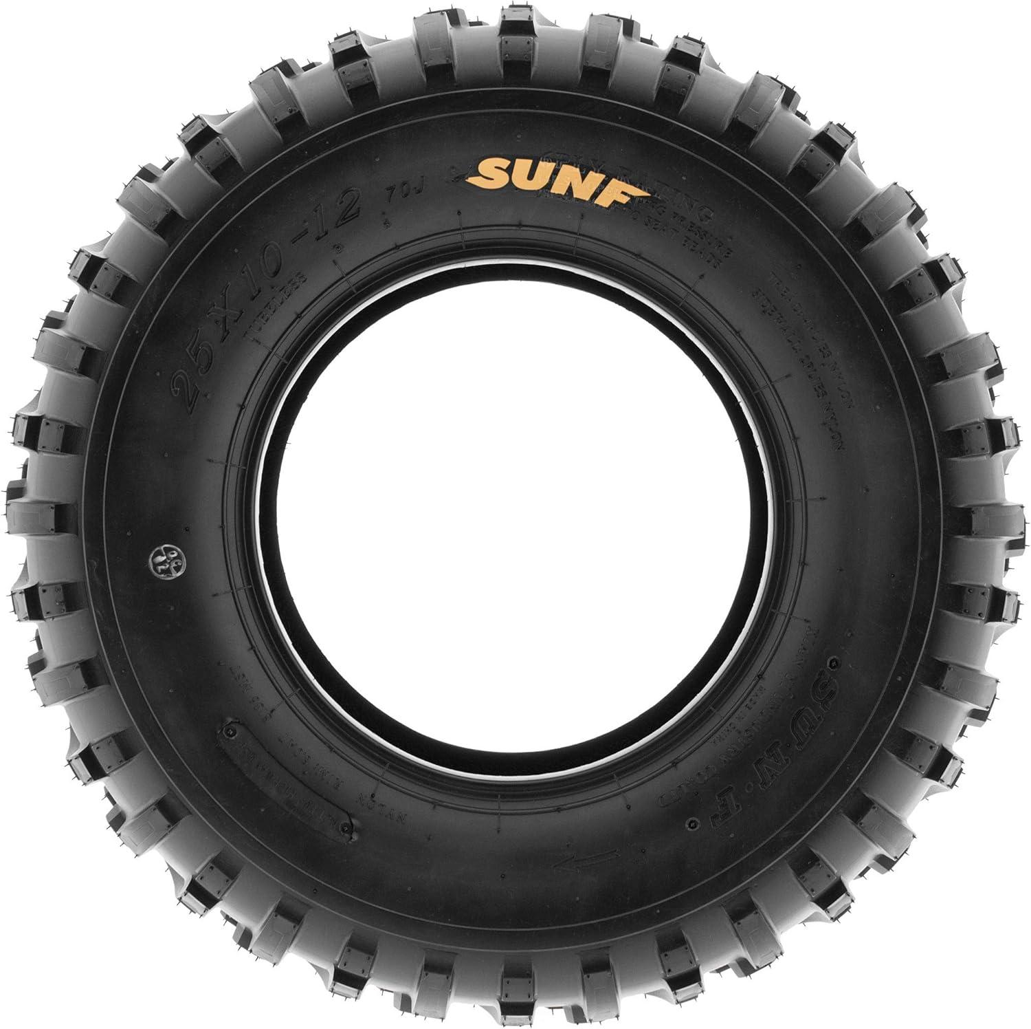 imageSunF A032 22x118 Turf ampamp Trail ATV UTV Golf Cart OffRoad Tires PR Tubeless25x1012
