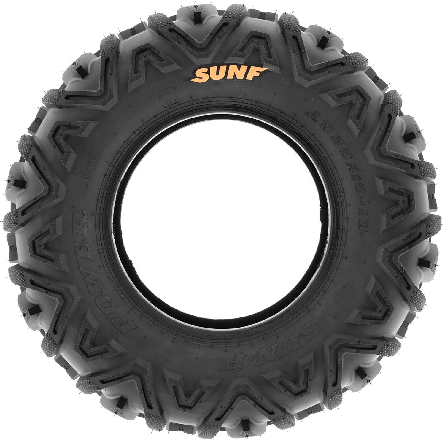 imageSunF A033 PowerI 22x712 Quad ATV Tire AllTerrain OffRoad 6 Ply Tubeless26x1012