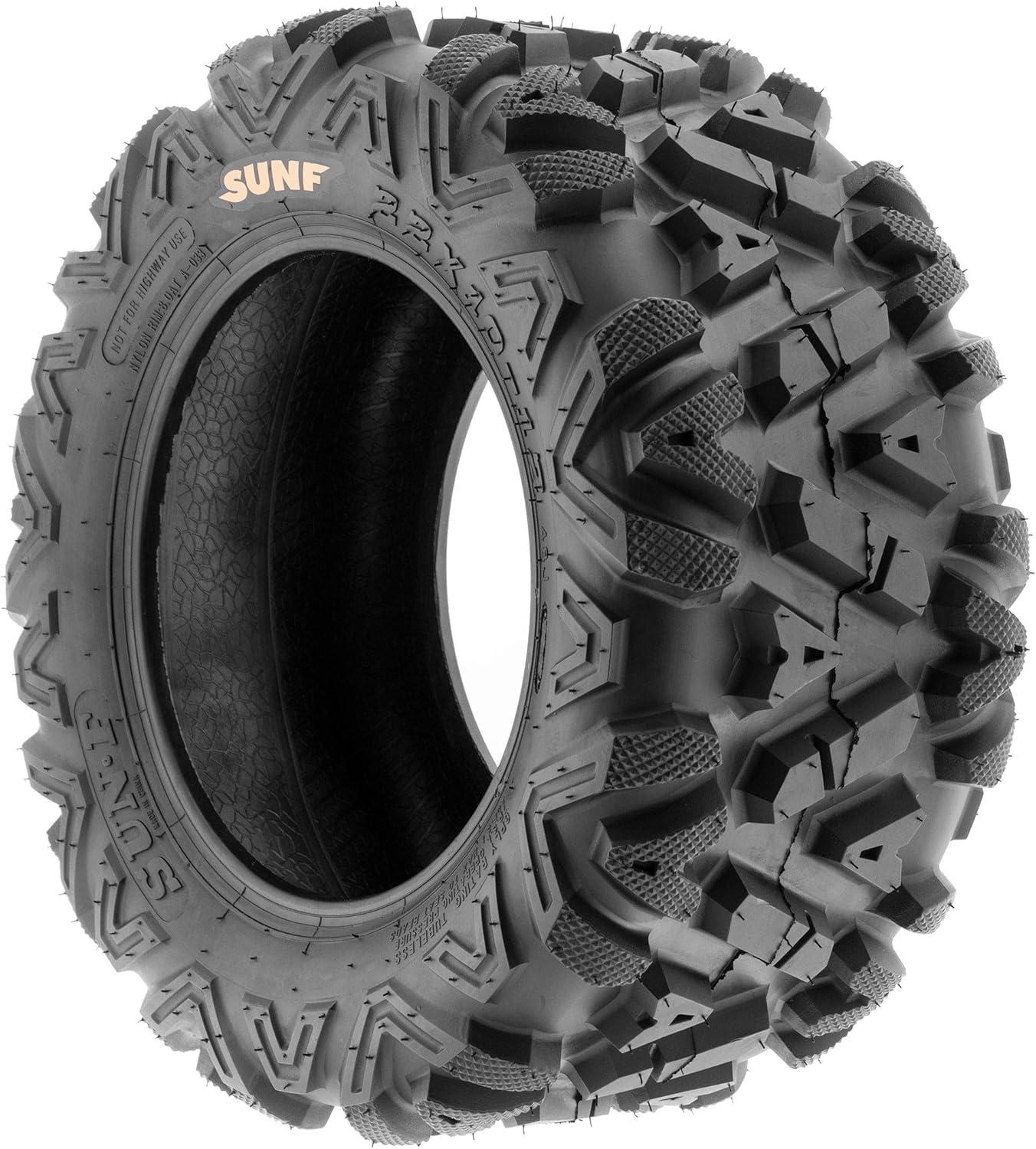 imageSunF A033 PowerI 27x914 ATV UTV Tire AllTerrain OffRoad 2307014 Tires 6 Ply Tubeless Set of 422x1012 x4