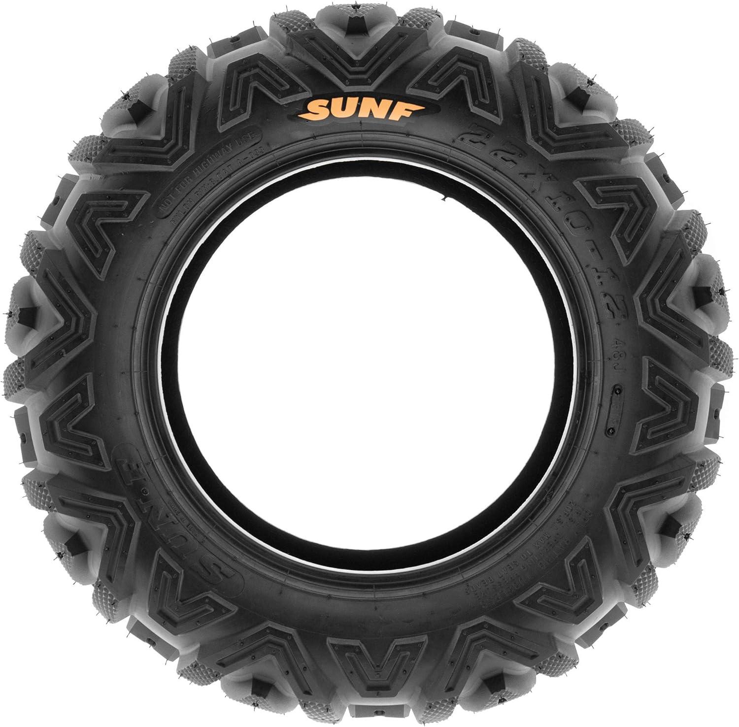 imageSunF A033 PowerI 27x914 ATV UTV Tire AllTerrain OffRoad 2307014 Tires 6 Ply Tubeless Set of 422x1012 x4