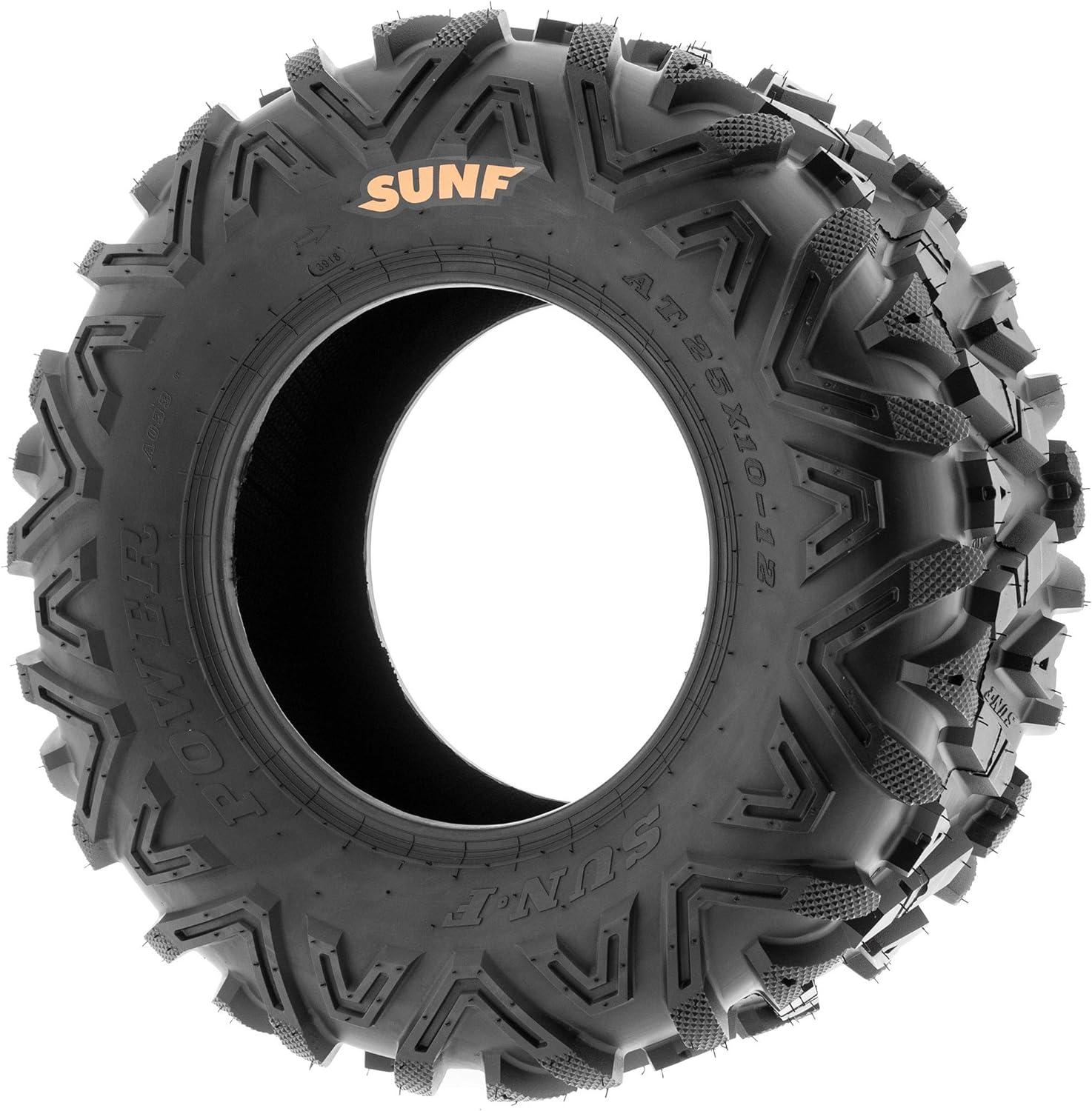 imageSunF A033 PowerI 27x914 ATV UTV Tire AllTerrain OffRoad 2307014 Tires 6 Ply Tubeless Set of 426x1112 x4