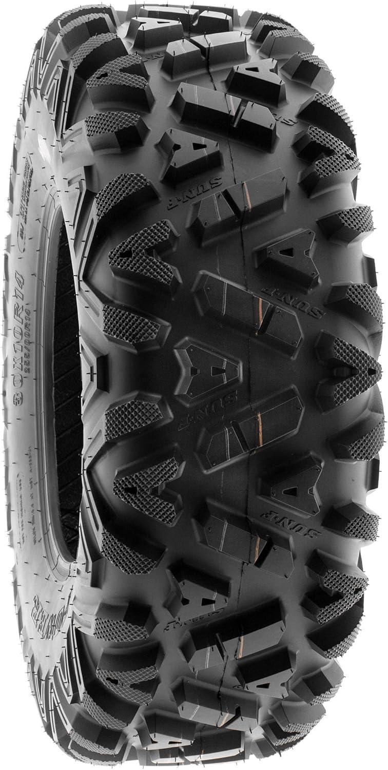 imageSunF A033 PowerI 27x914 ATV UTV Tire AllTerrain OffRoad 2307014 Tires 6 Ply Tubeless Set of 430x10R14  30x10R14