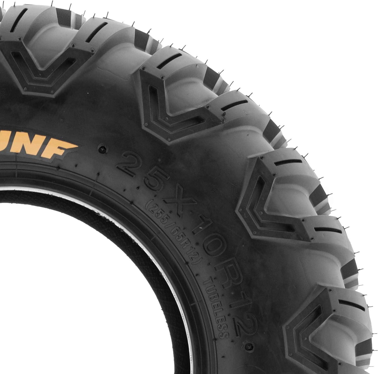 imageSunF A043 SportPerformance XC ATVUTV OffRoad RADIAL Tire  25x8R12 6Ply Rated25x10R12