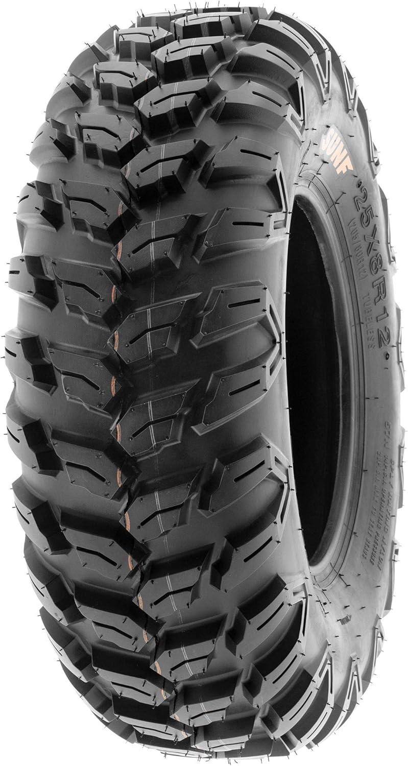 imageSunF A043 SportPerformance XC ATVUTV OffRoad RADIAL Tire  25x8R12 6Ply Rated27x9R12