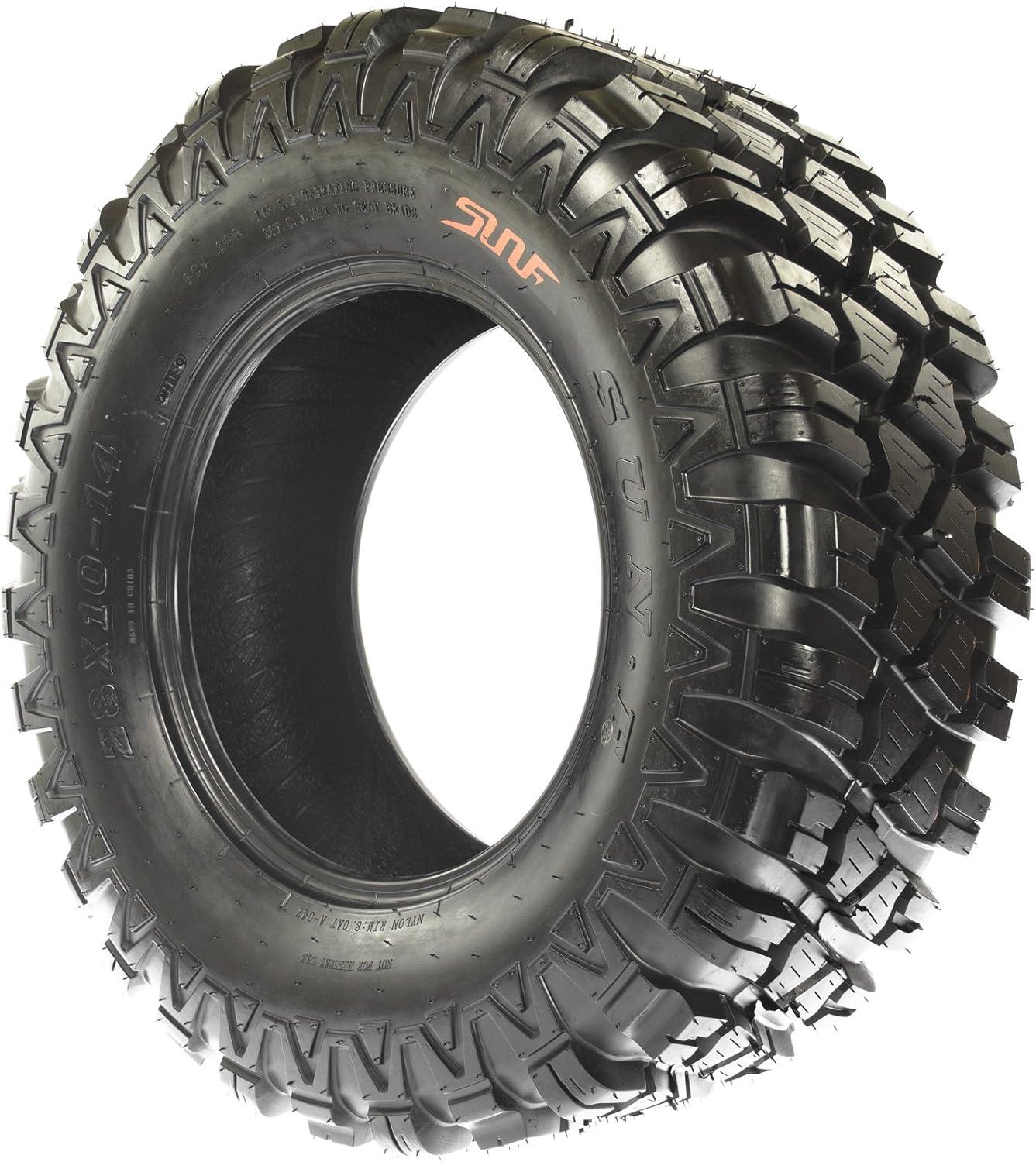imageSunF A047 Performance ATVUTV Sport Tire 30x1015 8PR AllTerrain OffRoad30x1015