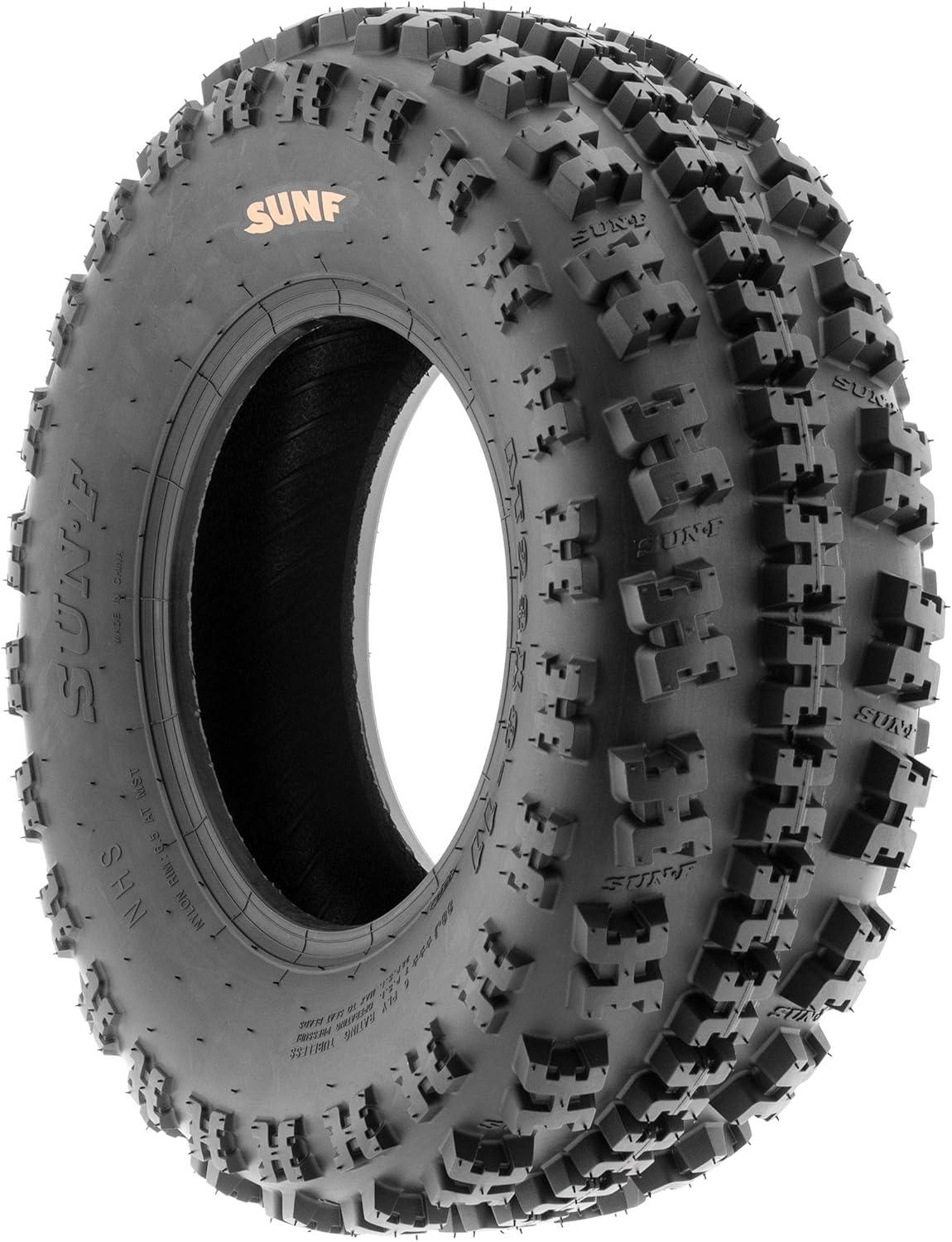 imageSunF XC 19x78 Front ampamp 18x1058 Rear ATV UTV Knobby Sport Tires 6 PR Tubeless A027 Set of 423x710  22x109