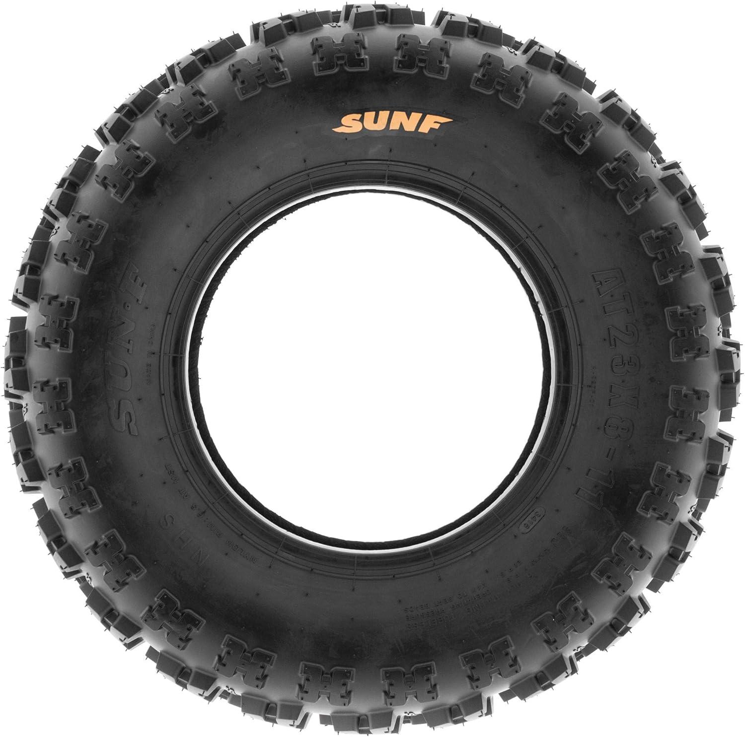 imageSunF XC ATV UTV Knobby Sport Tires 18x1058 265508 6 PR Tubeless A027 Set of 222x711
