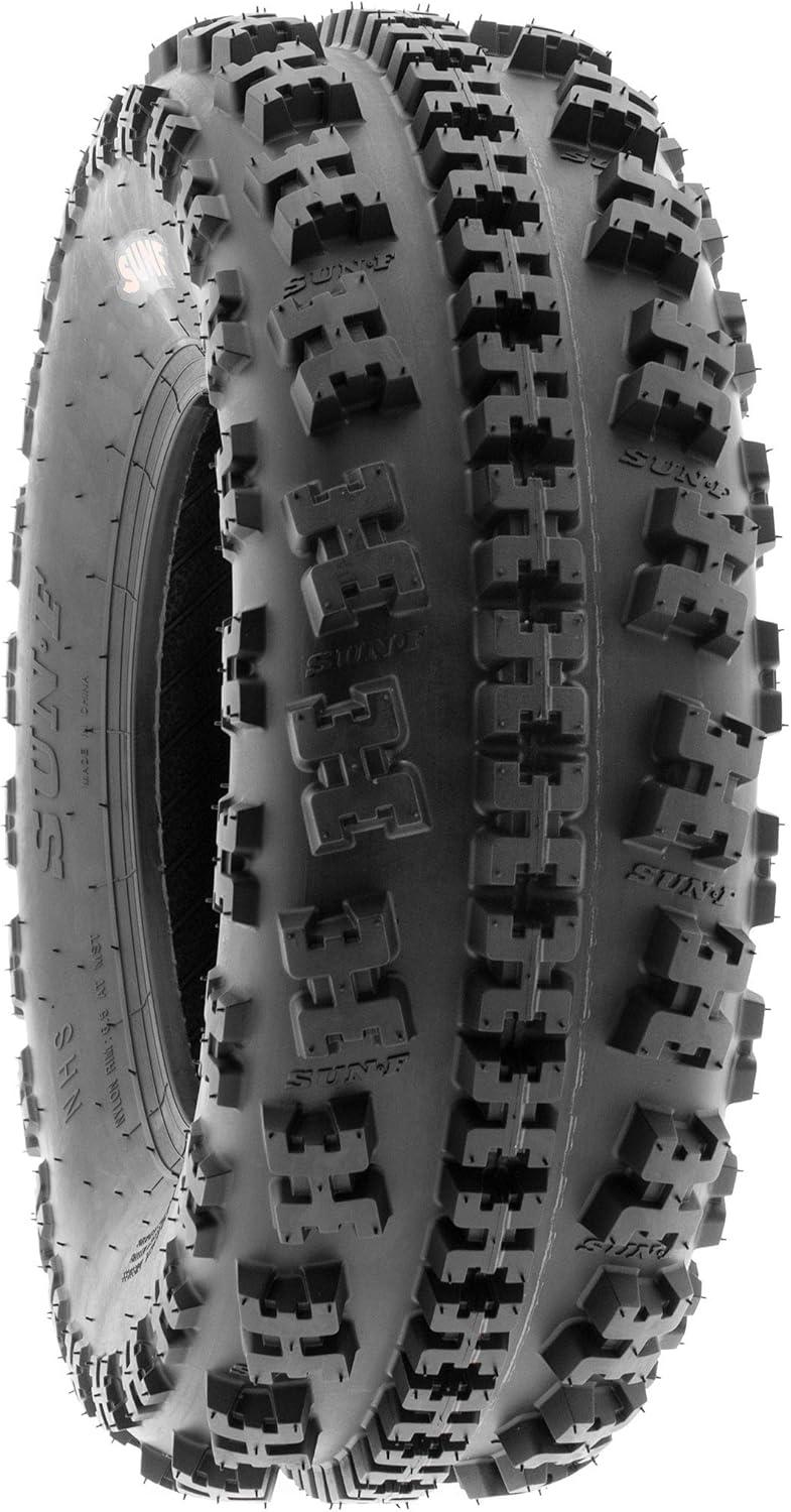 imageSunF XC ATV UTV Knobby Sport Tires 18x1058 265508 6 PR Tubeless A027 Set of 223x710