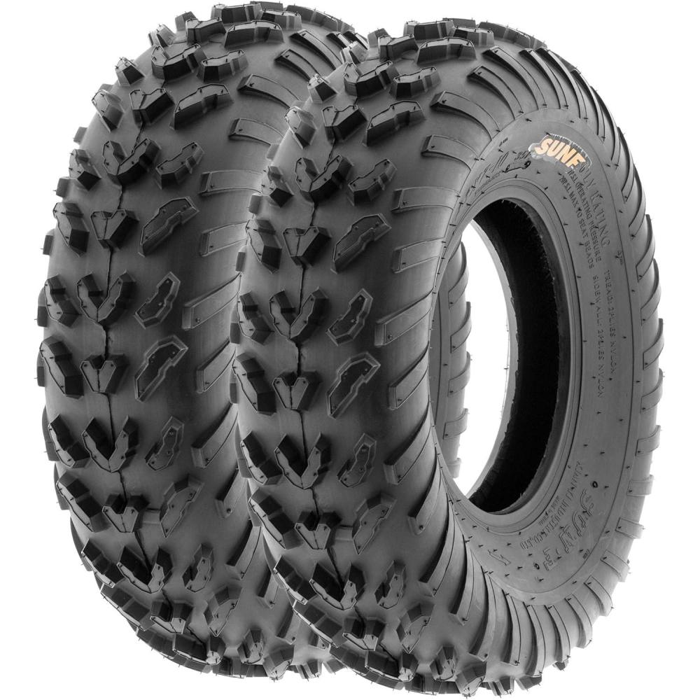 imagePair of 2 SunF A007 18x77 ATV GoKart SportPerformance Tires 4 PR Tubeless23x710