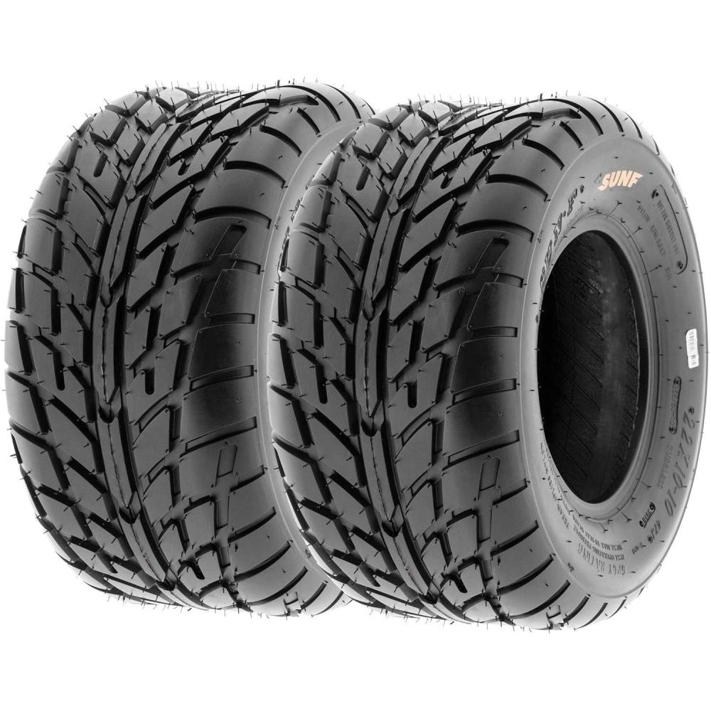 imagePair of 2 SunF A021 TT Sport ATV UTV Dirt ampamp Flat Track Tires 19x78 6 PR Tubeless17x910 2254510