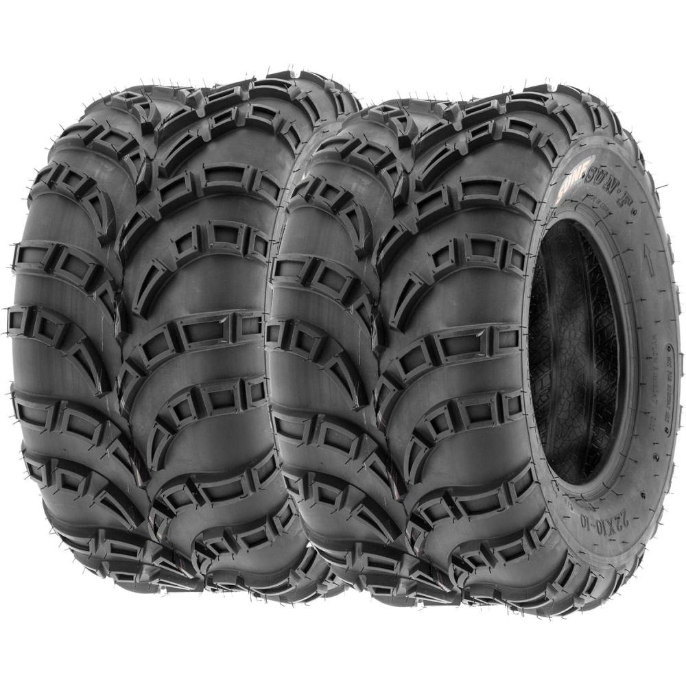 imageSet of 2 SunF A028 OffRoad ampamp Turf ATV UTV Cart Tires 22x1010 6PR Tubeless22x1010