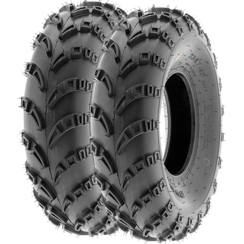 imageSet of 2 SunF A028 OffRoad ampamp Turf ATV UTV Cart Tires 22x1010 6PR Tubeless23x710