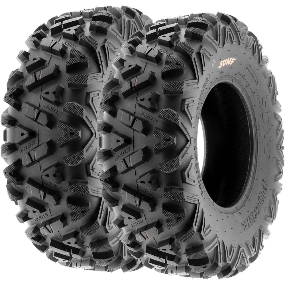 imageSet of 2 SunF PowerI Allterrain ATV UTV Off Road Tires 24x1012 24x10x126 PR Tubeless A03332x10R15