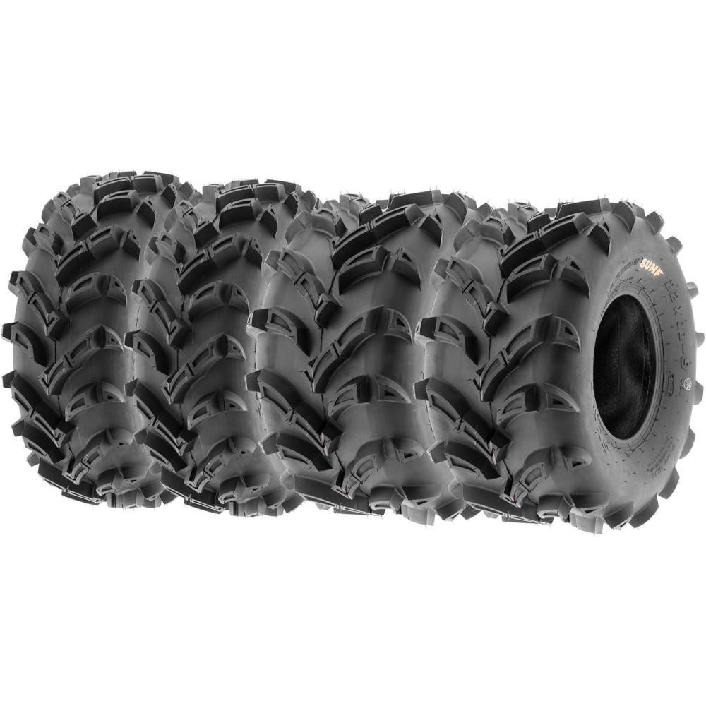 imageSet of 4 SunF A024 ATMudTrail ATV UTV 23x811 Front ampamp 22x119 Rear offroad Tires 6 PR Tubeless23x811  22x119
