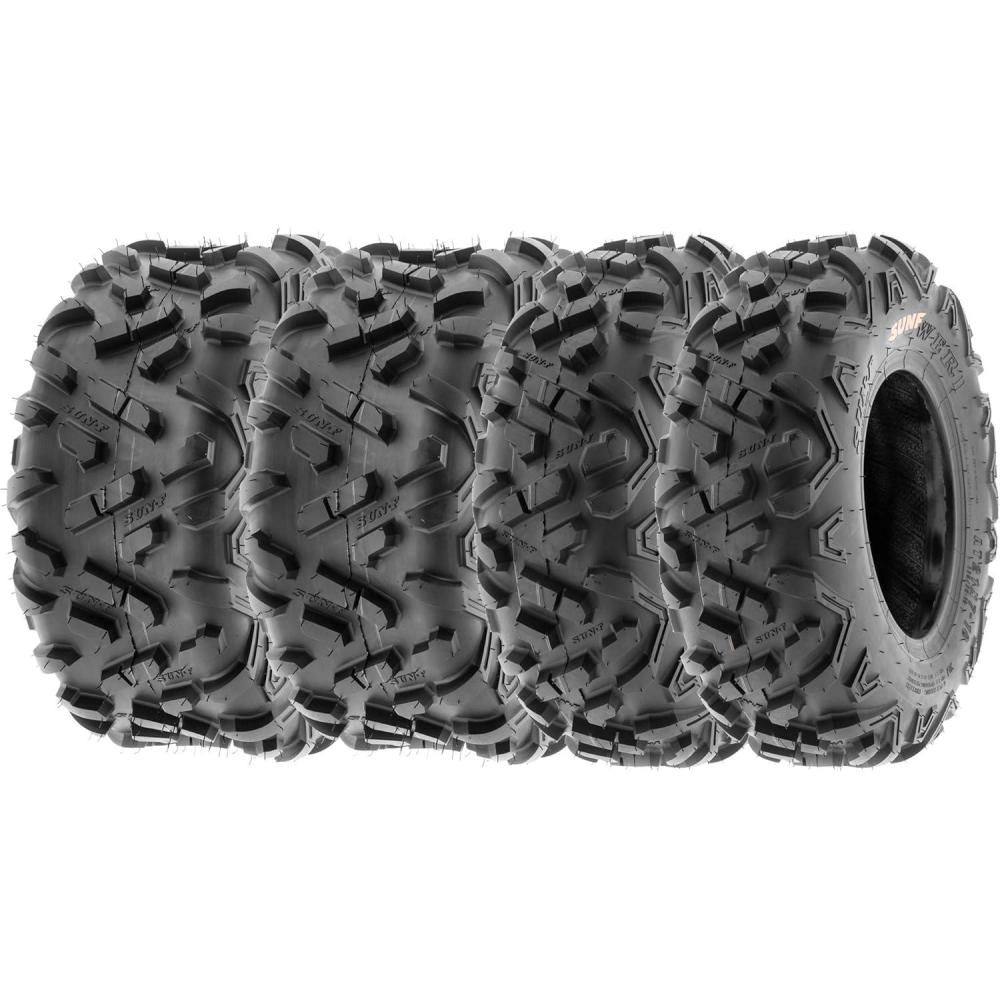 imageSunF 145706 16x87 All Terrain Tires ATV UTV 6 PR POWER II A051  BUNDLE