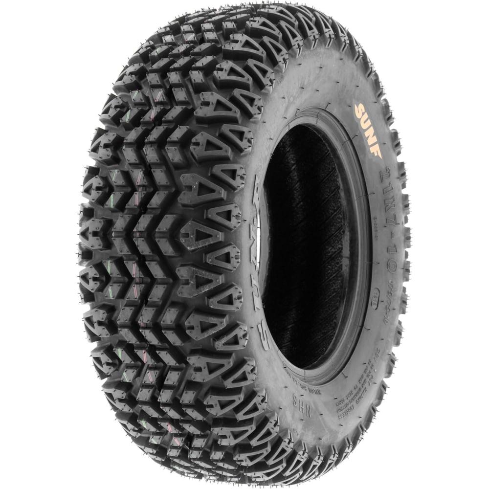 imageSunF 21x710 21x7x10 Golf Cart Lawn Mower Quad 4 Ply ATV UTV Tires G003  Rims NOT included 