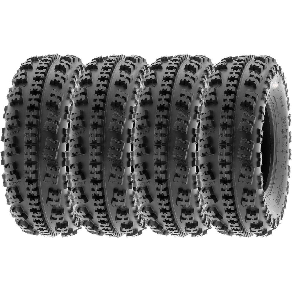 imageSunF 21x710 21x7x10 Sport Race ATV UTV Knobby Tire 6 PR A027  SET of 4