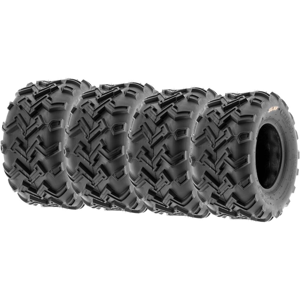 imageSunF 21x710 Front ampamp 22x1010 Rear 6 Ply ATVUTV Off Road Tires A001 Set Bundle of 424x1110 x4