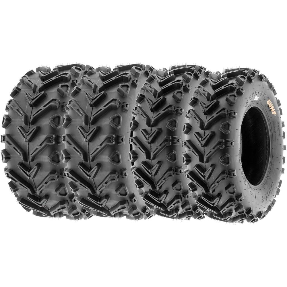 imageSunF 24x812 24x1012 Mud Hardpack ATV UTV Muddy Tire 6 PR A041  BUNDLE