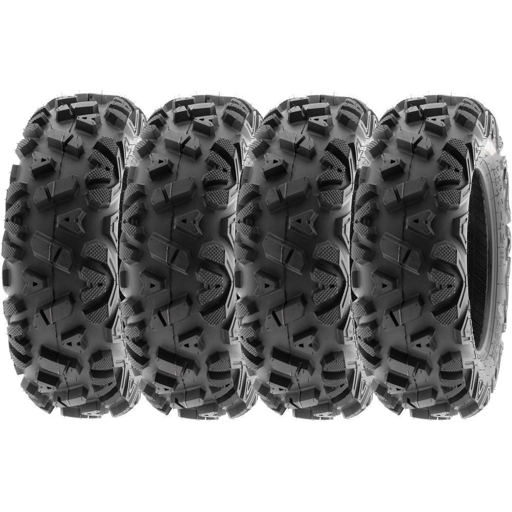 imageSunF 24x812 24x8x12 All Terrain Tires ATV UTV 6 PR POWER I A033  SET of 4
