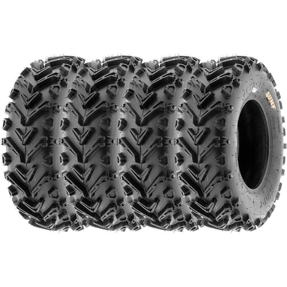 imageSunF 24x812 24x8x12 Mud Hardpack ATV UTV Muddy Tire 6 PR A041  SET of 4