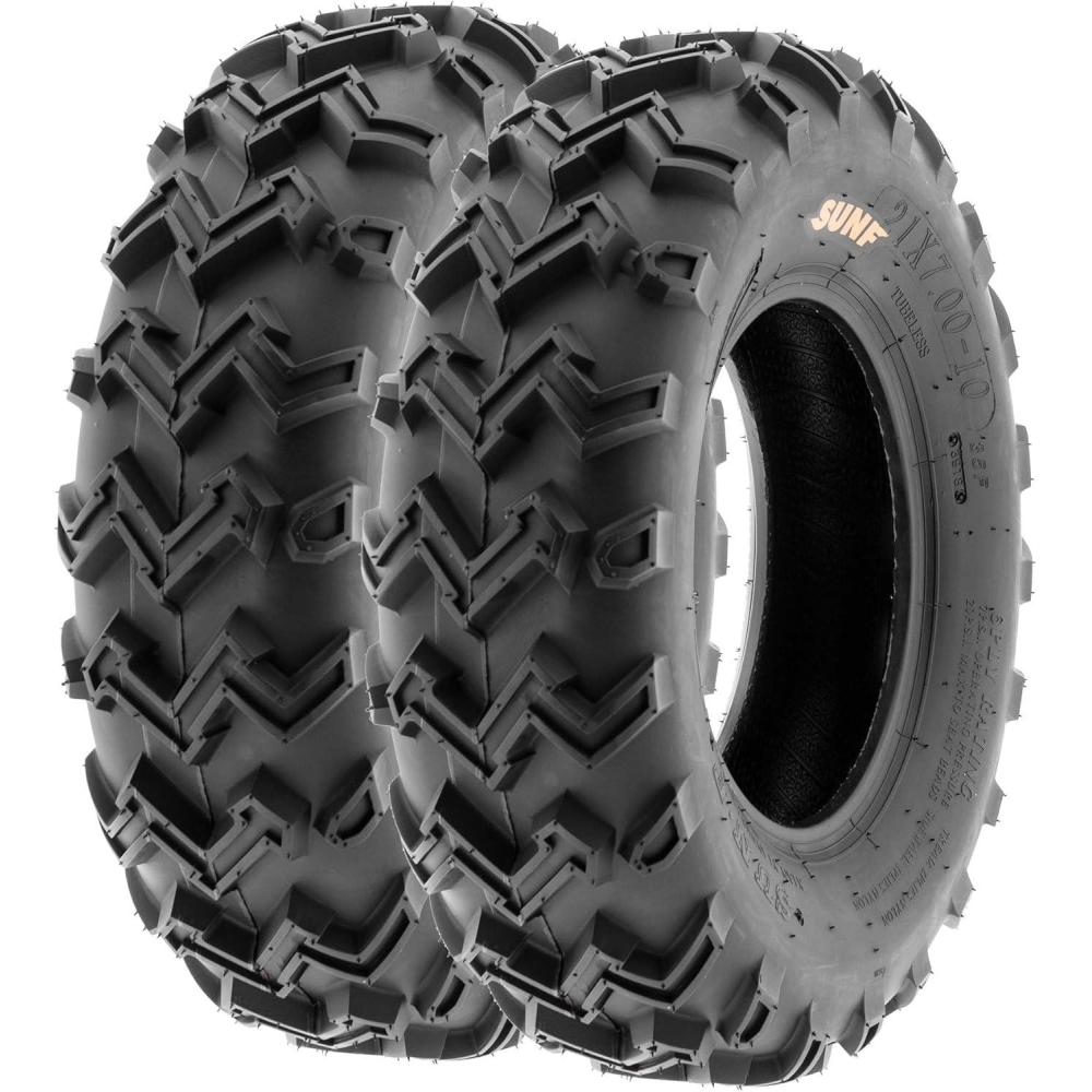 imageSunF 24x812 ATV UTV Muddy Sandy Tire 24x8x12 Mud Sand 6 PR A001  PAIR of 2