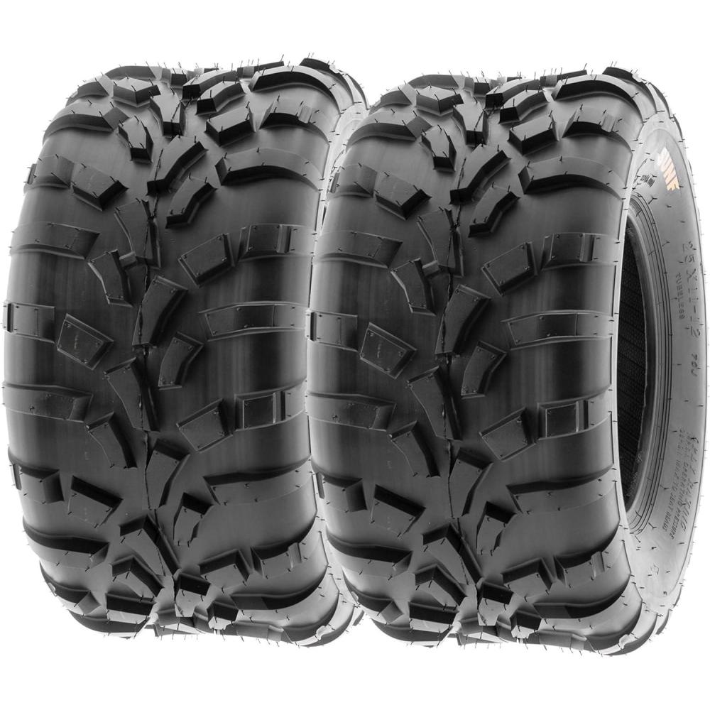 imageSunF 25x1110 ATV UTV Tire 25x11x10 Race Trail Sport 6 PR A010  PAIR of 2