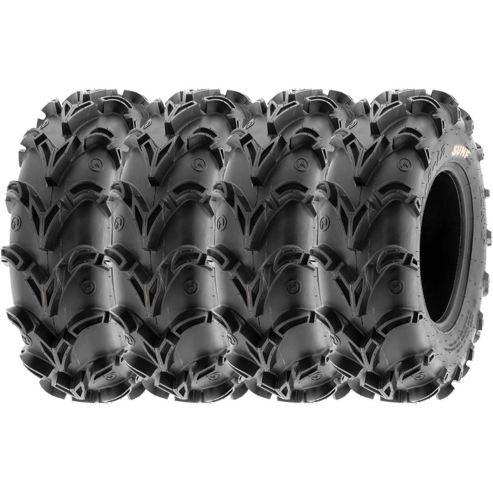 imageSunF 28x1012 28x10x12 Mud vshape ATV UTV Muddy Tire 6 PR A050  SET of 4