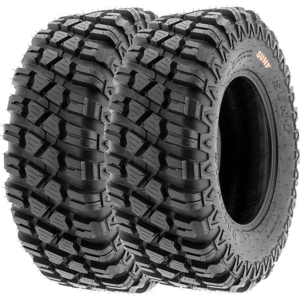 imageSunF 28x1014 ATV UTV Tire 28x10x14 Loose Over Hardpack 6 PR A047  PAIR of 2