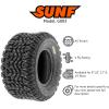 imageSet of 2 SunF 25x10512 25x105x12 ATV UTV Tires 4 Ply Golf Cart Lawn Mower Quad G003  Rims NOT included 