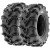 imageSet of 4 SunF 25x812 Front ampamp 25x1012 Rear Deep Mud  Trail ATV UTV OffRoad Tires 6PR Tubeless A05025x812 25x1012