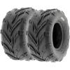 imageSet of 4 SunF A004 GoKart ATV Tires 145706 Front ampamp 145706 Rear all terrain 6 PR Tubeless145706  16x68