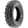 imageSet of 4 SunF A010 25x812 Front ampamp 25x1112 Rear ATV UTV Lawn Mowers Tires 6 PR Tubeless25x812  25x1012