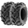 imageSet of 4 SunF ATV Mud Trail Tires 25x812 and 25x1012 6 Ply A048