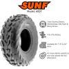 imageSunF 20x78 20x7x8 All Terrain ATV UTV Tire 6 PR Tubeless  A007
