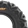 imageSunF A033 PowerI 22x712 Quad ATV Tire AllTerrain OffRoad 6 Ply Tubeless25x1012