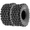 imageSunF XC 19x78 Front ampamp 18x1058 Rear ATV UTV Knobby Sport Tires 6 PR Tubeless A027 Set of 423x710  20x118
