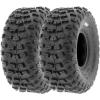 imageSet of 2 SunF 22x108 22x10x8 ATV UTV AT Knobby Race Replacement 6 PR Tubeless Tire A030