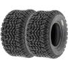 imageSet of 2 SunF 25x10512 25x105x12 ATV UTV Tires 4 Ply Golf Cart Lawn Mower Quad G003  Rims NOT included