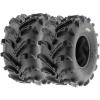 imageSet of 2 SunF A024 22x119 ATV UTV MudTrail Tires 6PR Deep Directional Tread22x119