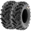 imageSet of 2 SunF A024 23x811 ATV UTV MudTrail Tires 6PR Deep Directional Tread