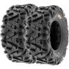 imageSet of 2 SunF A033 PowerI AT 22x712 ATV UTV OffRoad Tires AllTerrain 6 Ply Tubeless25x1012