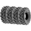 imageSet of 4 SunF A003 OffRoad 18x78 Front ampamp 18x958 Rear ATV UTV LawnMower Tires 6 PR Tubeless18x78 X4