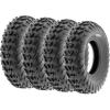 imageSet of 4 SunF A007 ATV GoKart Sport Tires 18x77 Front ampamp 18x77 Rear 4 PR Directional Knobby Tread23x710  23x710