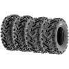 imageSet of 4 SunF A041 Mud ampamp Trail 24x812 Front ampamp 24x1011 Rear ATV UTV off road Tires 6 PR Tubeless24x812  24x1011