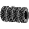 imageSet of 4 SunF A047 XC MX Hardpack UTV SxS Dual Sport Tires 30x1015 8 PR Tubeless all terrain offroad28x1014