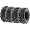 imageSet of 4 SunF ATV Mud Trail Tires 25x812 and 25x1012 6 Ply A048