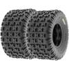 imageSunF 18x108 ATV UTV Tire 18x10x8 Knobby Tubeless 6 PR A031  PAIR of 2