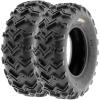 imageSunF 22x1010 OffRoad ATV Tires 6 Ply Set Pair of 221x710