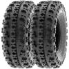 imageSunF 22x710 ATV UTV Knobby Tire 22x7x10 Sport Race 6 PR A027  PAIR of 2